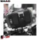 MF9659 Bauletto Moto SHAD TERRA TR46 Nero 46L + Schienalino e Piastra Universale