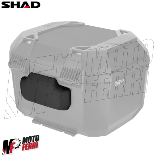 MF9659 Bauletto Moto SHAD TERRA TR46 Nero 46L + Schienalino e Piastra Universale
