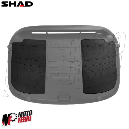 MF9659 Bauletto Moto SHAD TERRA TR46 Nero 46L + Schienalino e Piastra Universale