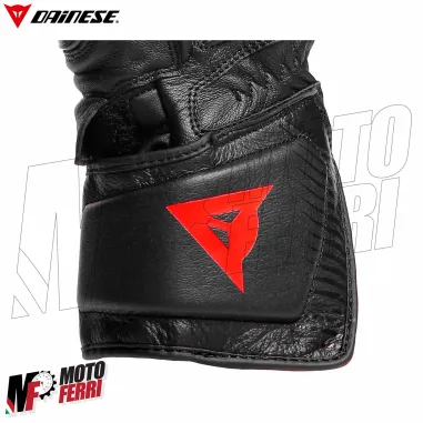 MF4239 Guanti Moto Lunghi Dainese Carbon 4 Long in Pelle Nero con Protezioni
