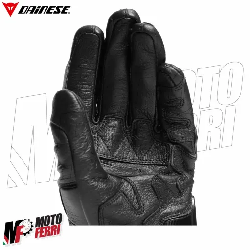 MF4239 Guanti Moto Lunghi Dainese Carbon 4 Long in Pelle Nero con Protezioni