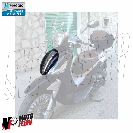 MF9661 Mascherina Copristerzo Cromato Piaggio Beverly 125 300 350 da 2010 a 2020