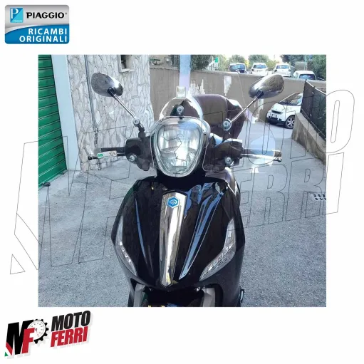 MF9661 Mascherina Copristerzo Cromato Piaggio Beverly 125 300 350 da 2010 a 2020