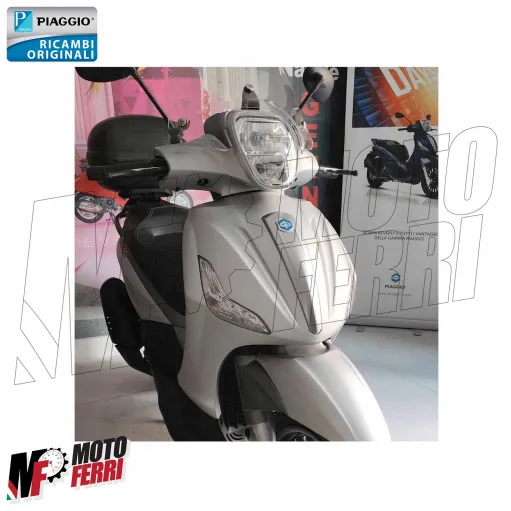 MF9662 Mascherina Copristerzo Grigio Opaco Piaggio Beverly 125 300 350 2010/2020