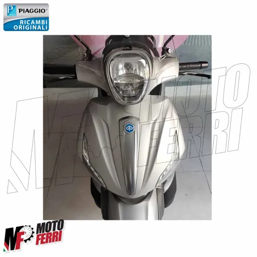 MF9662 Mascherina Copristerzo Grigio Opaco Piaggio Beverly 125 300 350 2010/2020
