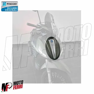 MF9662 Mascherina Copristerzo Grigio Opaco Piaggio Beverly 125 300 350 2010/2020
