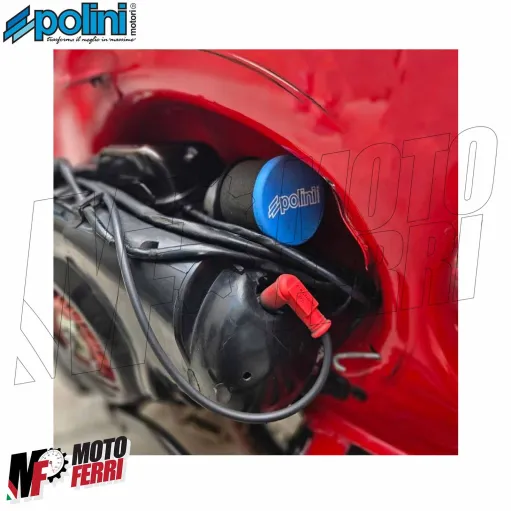 MF0701 Filtro Aria + Cornetto Aspirazione Polini Carburatore 24 Vespa PX 125 150 200