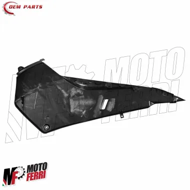 MF9668 Spoiler Sotto Pedana Destro Nero Lucido Yamaha TMax 500 da 2008 a 2011