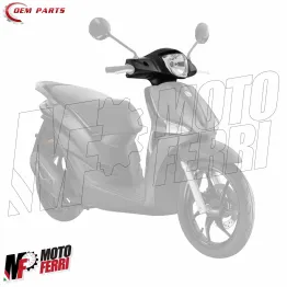 MF9671 Coprimanubrio Anteriore Nero Opaco Liberty S 50 125 150 iGet 2016 / 2024 2