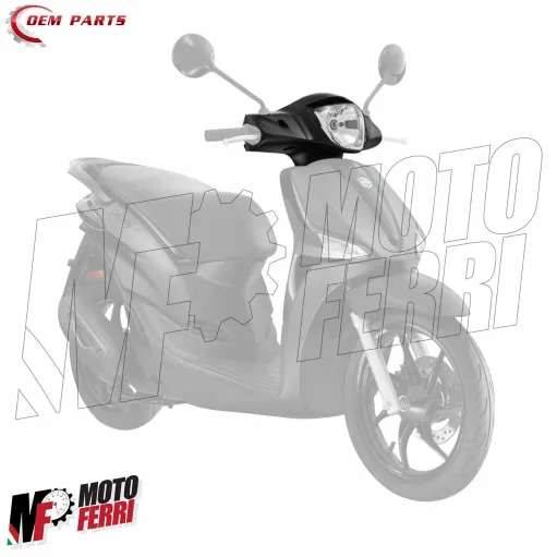 MF9671 Coprimanubrio Anteriore Nero Opaco Liberty S 50 125 150 iGet 2016 / 2024