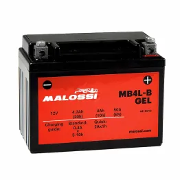 MF2923 Batteria Gel YB4L-B 4AH Malossi 50 2T Booster BWS F12 F15 ARK Aerox Nitro ZIP NRG SP ET2 491