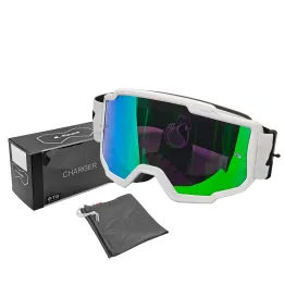 MF2509 Mascherina Occhiali Casco Moto Cross Enduro OffRoad LS2 Lente Specchiata