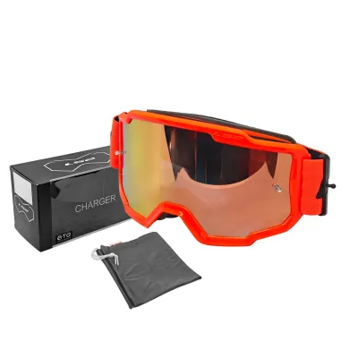 MF2509 Mascherina Occhiali Casco Moto Cross Enduro OffRoad LS2 Lente Specchiata