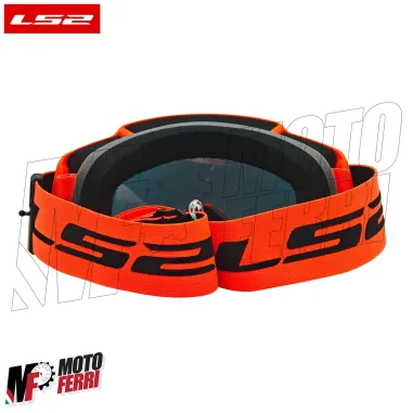 MF2509 Mascherina Occhiali Casco Moto Cross Enduro OffRoad LS2 Lente Specchiata