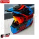 MF2509 Mascherina Occhiali Casco Moto Cross Enduro OffRoad LS2 Lente Specchiata