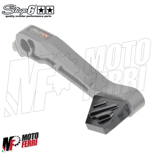MF2114 - RICAMBIO PEDALE AVVIAMENTO STAGE6 CROMATO PIAGGIO GILERA MINARELLI 50CC
