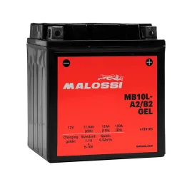 MF3058 Batteria Gel Malossi YB10L-A2/B2 Vespa Granturismo L GT 200 4T 2003/2006