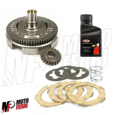 MF2118 CAMPANA FRIZIONE 27 69 + DISCHI A 4 E MOLLA + OLIO SIP VESPA SPECIAL PK