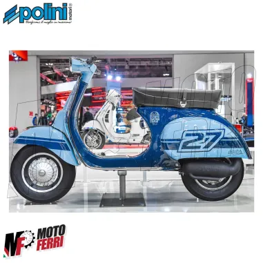 MF9674 Marmitta Polini Racing 2 Vespa 50 Special 125 ET3 Primavera Motore 130