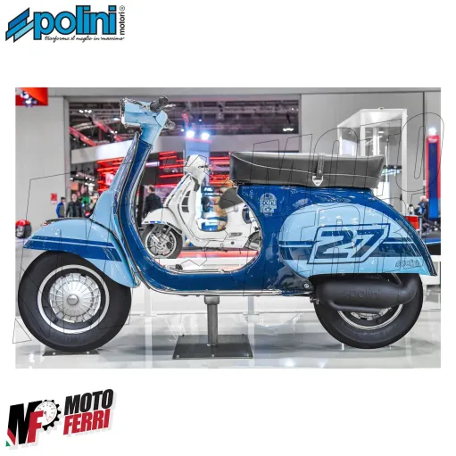 MF9674 Marmitta Polini Racing 2 Vespa 50 Special 125 ET3 Primavera Motore 130