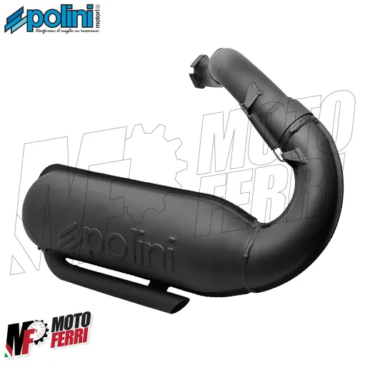 MF9674 Marmitta Polini Racing 2 Vespa 50 Special 125 ET3 Primavera Motore 130