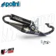 MF2126 Marmitta Polini Scooter Team 4 Minarelli Orizzontale Aerox Nitro SR F12