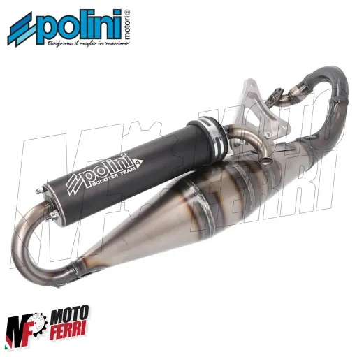 MF2126 Marmitta Polini Scooter Team 4 Minarelli Orizzontale Aerox Nitro SR F12