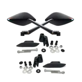 MF2128 Specchietti da Manubrio FAR Machete + Cover Tappo Tmax 530 560 2012 / 2021