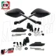 MF2128 Specchietti da Manubrio FAR Machete + Cover Tappo Tmax 530 560 2012 / 2021