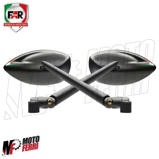 MF2129 Specchietti da Manubrio Cover Tappo Far Viper TMAX 530 560 da 2012 a 2021