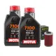 MF1597 Tagliando KTM Duke 200 - 2012/2024 - 2LT Olio MOTUL 7100 10W40 + Filtro