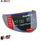 MF9677 Visiera Casco Arcobaleno Iridium Originale LS2 Rapid III FF820