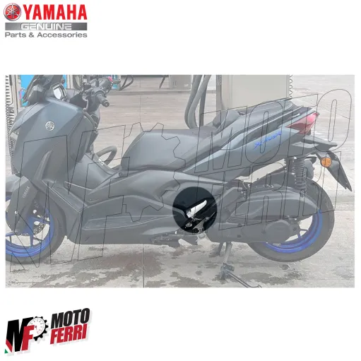 MF2968 Pedalino Poggiapiedi Sinistro Yamaha X-Max 125 300 400 da 2017 a 2026