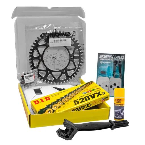 MF9683 Kit Trasmissione DID Beta 125 RR Enduro Racing 2T Corona 50 Pignone 13 da 2018 a 2020