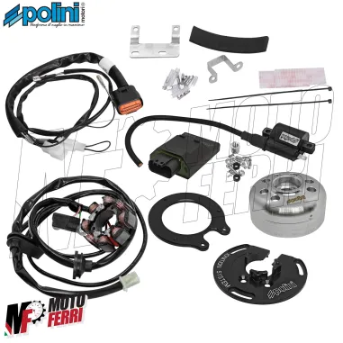 MF9684 Accensione Elettronica Polini For Race con LUCI Aprilia SR 50 2T Piaggio