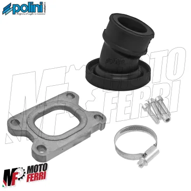 MF9699 Collettore Aspirazione Polini PHBG Dellorto 19 21 Motore Piaggio Derbi
