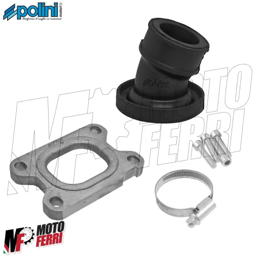 MF9699 Collettore Aspirazione Polini PHBG Dellorto 19 21 Motore Piaggio Derbi