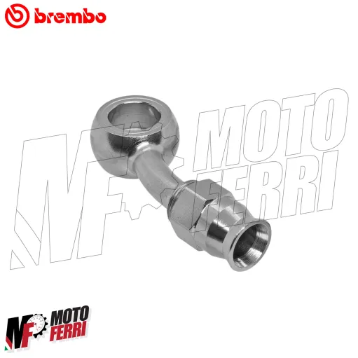 MF2447 Raccordo Tubo Freno Brembo Inclinato Laterale 25° Occhiello DM 10 Moto