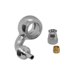 MF2714 Raccordo Tubo Freno Brembo Curvo 90° Recuperabile Occhiello DM 10 Moto