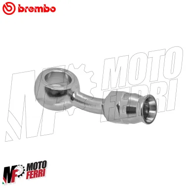 MF3786 Raccordo Tubo Freno Brembo Inclinato 25° Recuperabile Occhiello DM10 Moto