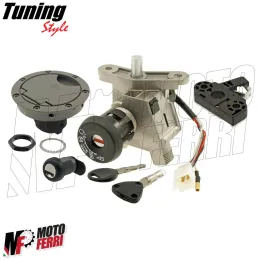 MF2196 - KIT SERRATURE QUADRO CHIAVE MBK NITRO YAMAHA AEROX 50 2T 1997 - 2002