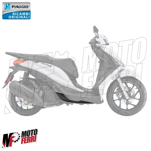 MF7905 Spoiler Sotto Pedana Destro Nero Piaggio Medley 125 150 da 2020 a 2024