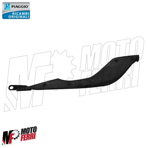 MF7905 Spoiler Sotto Pedana Destro Nero Piaggio Medley 125 150 da 2020 a 2024