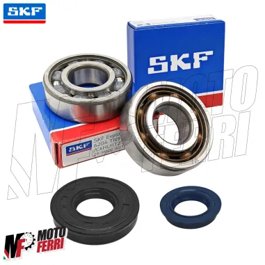 MF4112 Cuscinetti Paraoli SKF C4 Revisione Albero Motore Minarelli Yamaha 50 2T