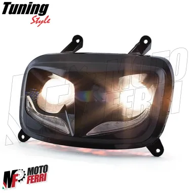 MF2229 Mascherina faro fanale led anteriore Yamaha BWS BOOSTER SPIRIT dal 2004