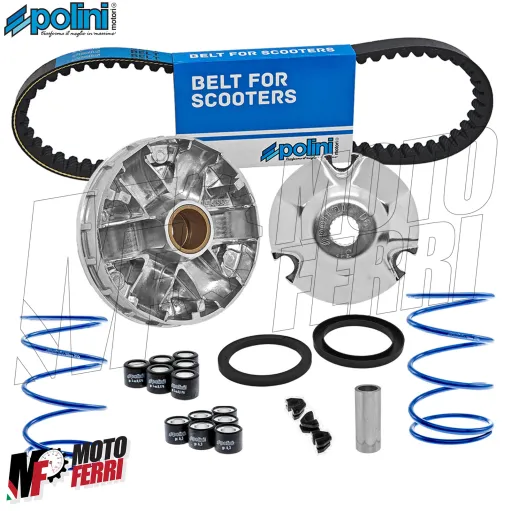 MF9705 Variatore Polini Hi-Speed + Cinghia Piaggio ZIP SP Fast Rider 50 2T H20