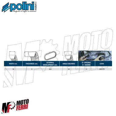 MF9722 Cinghia Trasmissione Variatore Polini Gilera Runner SP Stalker 50 2T