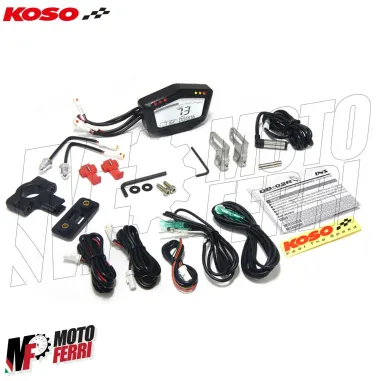 MF2269 Cruscotto Strumentazione Universale KOSO DB-02R Road Scooter Moto TMax