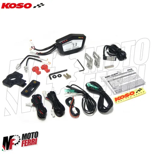 MF2269 Cruscotto Strumentazione Universale KOSO DB-02R Road Scooter Moto TMax