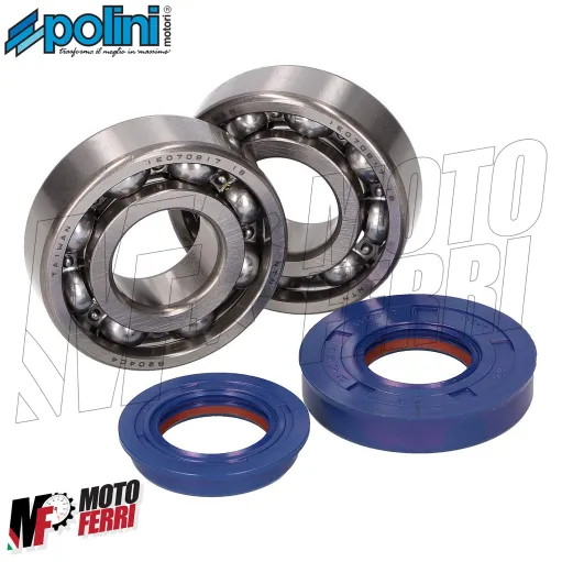 MF1465 Cuscinetti Paraoli Banco Albero Motore Polini Benelli 491 Beta ARK 50 2T